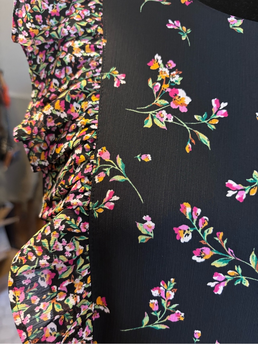 J.Crew Floral Ruffle Tiered Maxi Dress | NWT | Sz 8 | Romantic Cottagecore Style - Picture 6 of 7